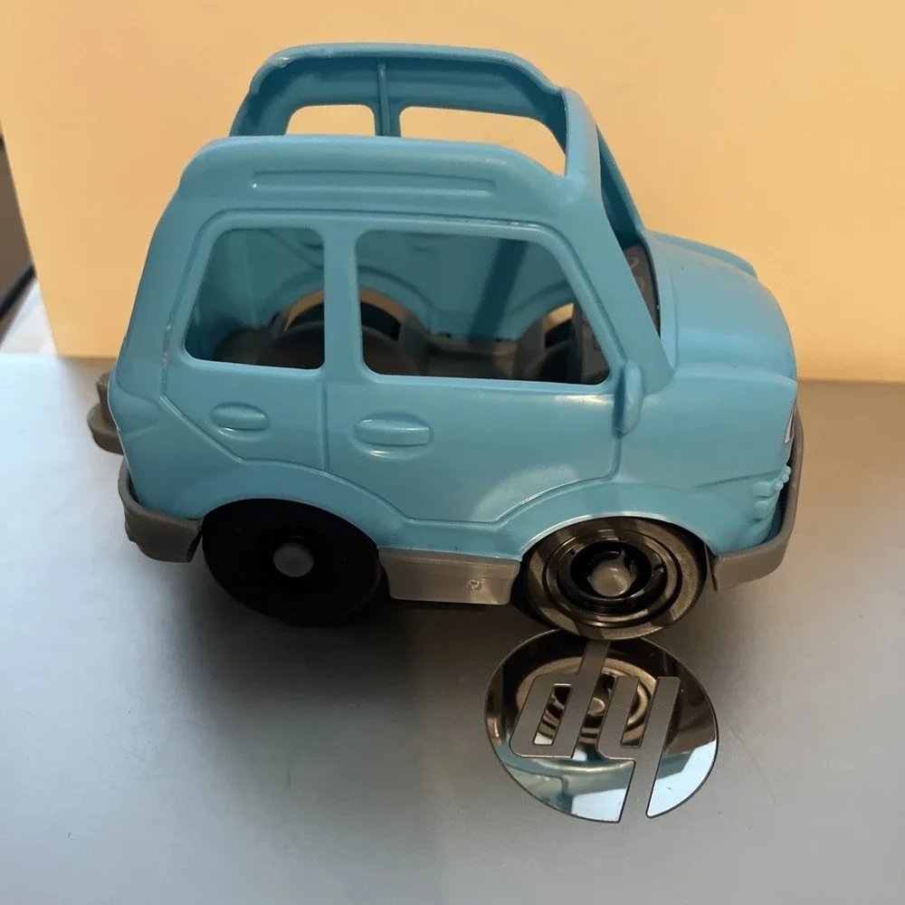 Fisher Price Little People Vehicle Light Blue Car Minivan From Target Run Set